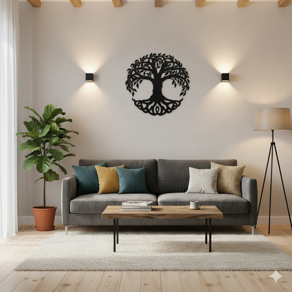 Cuadro Arbol 45x45cm