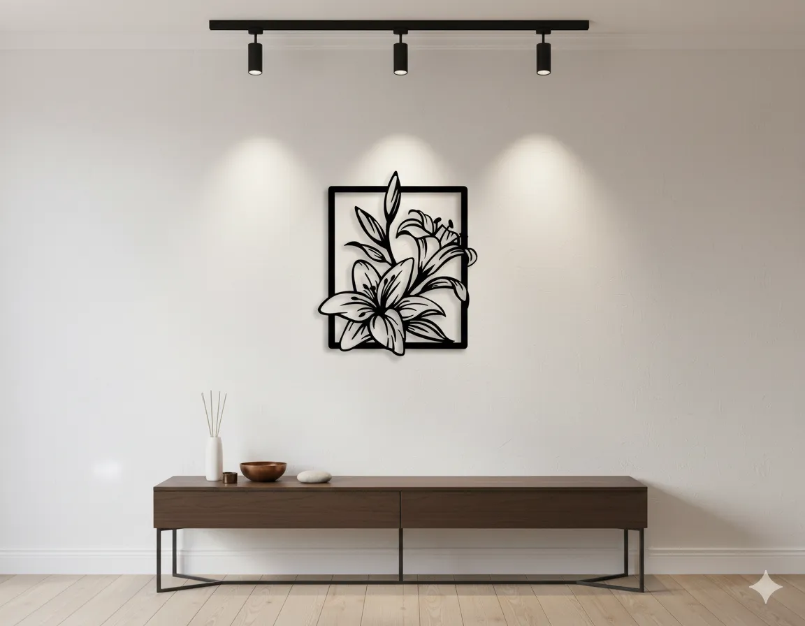 Cuadro Flor de Lirio Rectangulo